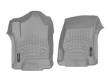 WeatherTech 2014+ Chevrolet Silverado 1500 Front FloorLiner - Grey (Fits w/ Floor Mounted Shifter)