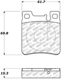 StopTech Street Select Brake Pads - Rear