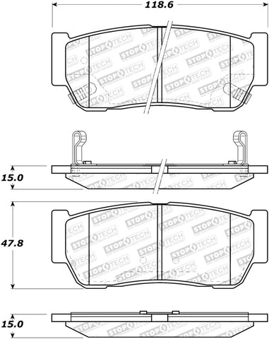 StopTech Street Brake Pads