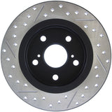 StopTech SportStop 10-13 Scion tC Slotted & Drilled Left Rear Rotor