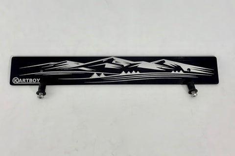 Kartboy Subaru License Plate Delete - Black Mountain