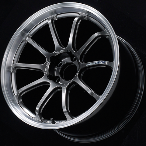Advan RS-DF Progressive 18x9.5 +45 5-114.3 Machining & Racing Hyper Black Wheel