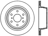 StopTech Power Slot 07-09 Cadillac Escalade / 07-09 Chevy Avalanche Rear Left Slotted CRYO Rotor