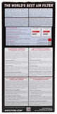 K&N Replacement Air Filter 11 Mercedes Benz C350/CLS350/E300/GLK350/ML350/S350 / 11-12 E350/SLK350