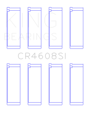 King Engine Bearings Toyota 2ZZ-GE Connecting Rod Bearing Set (Set of 4) - Size STD