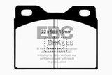 EBC 76-85 Porsche 924 2.0 Greenstuff Front Brake Pads