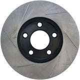 StopTech Power Slot 94-02 Mustang (Excl Cobra) / 03-04 Mustang Base/GT Front Left Slotted Rotor