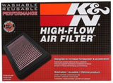 K&N Replacement Panel Air Filter for 14-15 Cadillac CTS V-Sport 3.6L V6