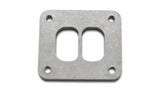 Vibrant Divided Turbo Inlet Flange for Borg Warner S-Series Divided T4 - Mild Steel