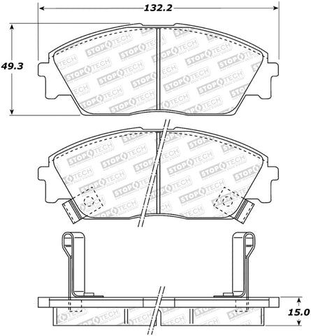 StopTech Street Brake Pads