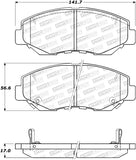 StopTech Sport Brake Pads w/Shims & Hardware - Front