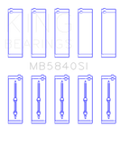 King Engine Bearings Chrysler/Dodge Gen 3 Hemi 5.7L/6.1L/6.4L Crankshaft Main Bearing Set (Set of 5)