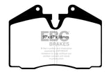 EBC 86-91 Porsche 928 5.0 Greenstuff Rear Brake Pads