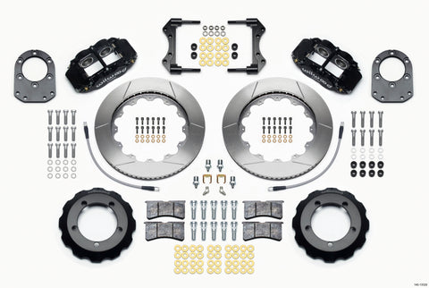 Wilwood Narrow Superlite 4R Front Hat Kit 14.00in 66-75 Ford Bronco Dana 30/44 w/Lines