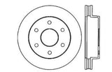StopTech 92-00 GMC Suburban 1500 4WD (6 lug) Front Right Slotted & Drilled Rotor