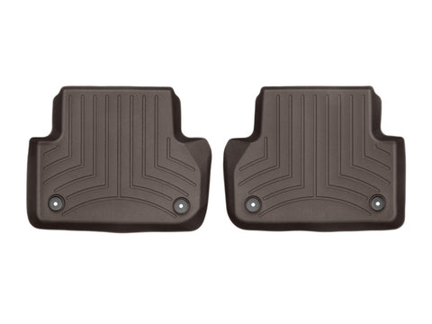 WeatherTech 2017+ Audi A4 Rear FloorLiner - Cocoa