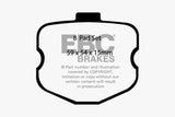 EBC 10-13 Chevrolet Corvette (C6) 6.2 Grand Sport Bluestuff Rear Brake Pads
