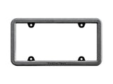 WeatherTech BumpFrame Black Satin Textured Finish License Plate Frame
