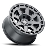 ICON Compass 17x8.5 5x5 -6mm Offset 4.5in BS Satin Black Wheel