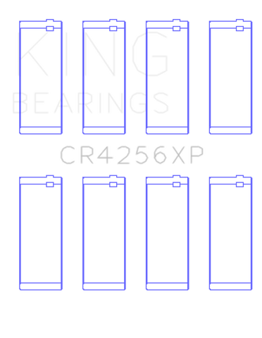 King Engine Bearings 03-05 Dodge Neon SRT4 2.4L Performance Rod Bearing Set - Size STDX