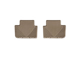 WeatherTech 04+ BMW X3 Rear Rubber Mats - Tan