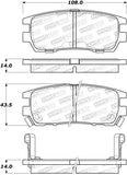 StopTech Street Brake Pads - Rear