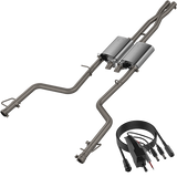 QTP 15-18 Dodge Challenger 5.7L 304SS Screamer Cat-Back Exhaust w/3in Tips