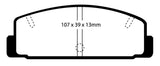 EBC 86-89 Mazda RX7 2.4 (1.3 Rotary)(Vented Rear Rotors) Bluestuff Rear Brake Pads