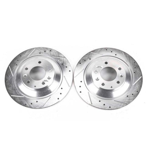 Power Stop 06-07 Mazda 6 Rear Evolution Drilled & Slotted Rotors - Pair