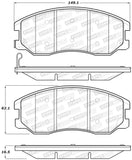 StopTech Street Brake Pads