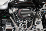 K&N Street Metal Intake System for 02-06 Harley Davidson Road King F/I 88cl Side Draft Dyna/Softail