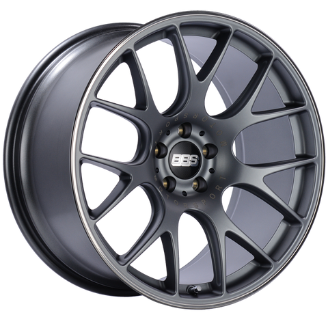 BBS CH-R 20x10.5 5x114.3 ET24 CB66 Satin Titanium Polished Rim Protector Wheel