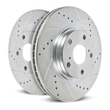 Power Stop 04-07 Cadillac CTS Rear Evolution Drilled & Slotted Rotors - Pair