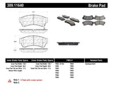 StopTech Performance 06-10 Ford Fusion / 07-10 Lincoln MKZ / 06-09 Mazda 6 Front Brake Pads