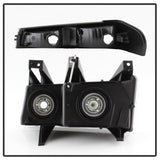 xTune Chevy Colorado 04-12 OEM Headlights w/ Bumper Lights Black HD-JH-CCOL04-SET-BK