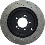 StopTech 08 Mitsubishi Evo AWD Drilled Right Rear Rotor