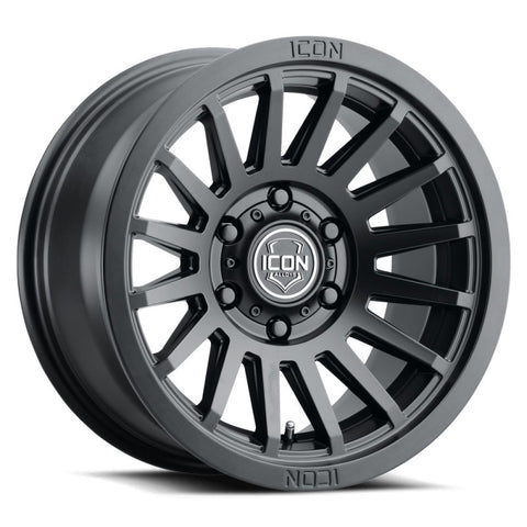 ICON Recon SLX 17x8.5 5x4.5 0mm Offset 4.75in BS 71.5mm Bore Satin Black Wheel