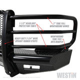 Westin 11-14 Chevrolet Silverado 2500/3500 HDX Bandit Front Bumper - Blk