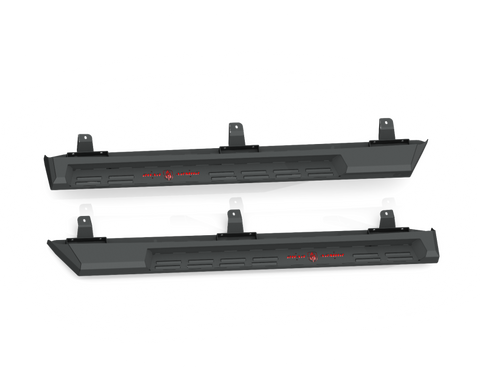 Road Armor 18-20 Jeep Wrangler JL 4DR Stealth Running Board Step - Tex Blk