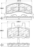StopTech Sport Brake Pads w/Shims and Hardware - Front