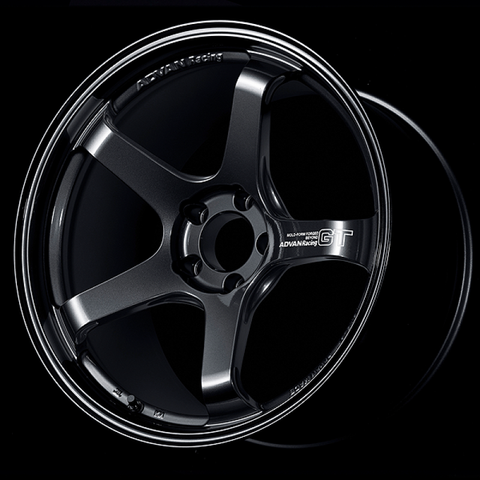 Advan GT Beyond 19x9.0 +43 5-114.3 Racing Titanium Black Wheel