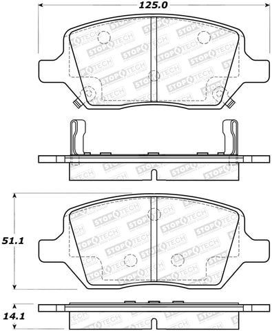 StopTech Street Brake Pads