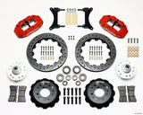 Wilwood Narrow Superlite 6R Front Hub Kit 12.88in Drill Red 79-87 GM G Body