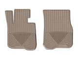 WeatherTech 2014+ BMW 4-Series Front Rubber Mats - Tan