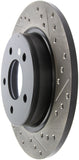 StopTech 04-10 Mazda3 Slotted & Drilled Left Rear Rotor