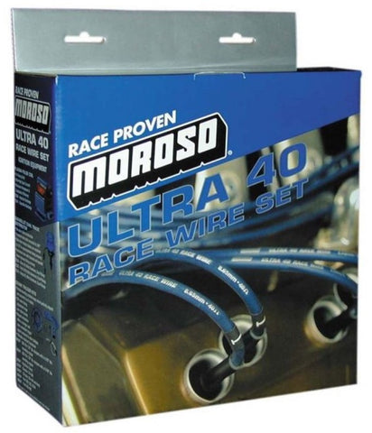 Moroso 05-Up Dodge 5.7L Hemi Ignition Wire Set - Ultra 40 - Unsleeved - Blue