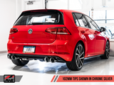 AWE Tuning Volkswagen Golf R MK7.5 SwitchPath Exhaust w/Chrome Silver Tips 102mm