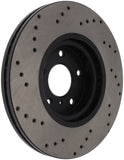 StopTech 08-09 Infiniti EX35 / 05-08 G35 / 09 G37 / 06-09 M35/M45 Drilled Left Front Rotor