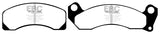 EBC 83-93 Ford Mustang 2.3 (Rear Rotors) Yellowstuff Front Brake Pads