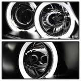 Spyder BMW E90 3-Series 06-08 Projector LED Halo Amber Reflector Rplc Bulb Blk PRO-YD-BMWE9005-AM-BK
